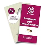 Plantura Schlupfwespen gegen Lebensmittelmotten, 3 Karten à 1 Lieferung,...