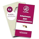 Plantura Schlupfwespen gegen Lebensmittelmotten, 4 Karten à 1 Lieferung,...