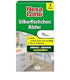 Nexa Lotte Silberfischchen-Köder, Hochwirksame Leimfalle zur Bekämpfung von...