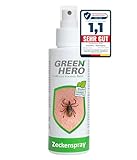 Green Hero Zeckenspray schützt zuverlässig vor Zecken, Mücken & Moskitos 100ml...