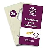 Plantura Schlupfwespen gegen Kleidermotten, Komplett-Lösung mit 12 Karten (3 Karten...