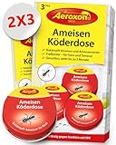 Aeroxon – Ameisenköderdose für Innen (6 Dosen)– Ameisenfalle, Ameisen...