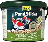 Tetra Pond Sticks - Fischfutter für alle Teichfische, unterstützt gesunde Fische...