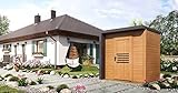 Alpholz Gartenhaus Bratek aus Massiv-Holz | Gerätehaus mit 19 mm Wandstärke |...