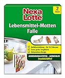 Nexa Lotte Lebensmittel-Motten Falle, Mottenbekämpfung, insektizidfreie Klebefalle...