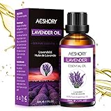 AESHORY Lavendelöl 50ml 100% Rein Natürlich Lavendelöl Ätherische Öle Lavendel...
