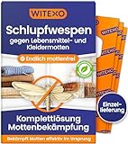 Witexo® Schlupfwespen gegen Lebensmittelmotten und Kleidermotten | Einzellieferung |...