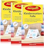 Aeroxon Kleidermottenfalle - Effektiver Mottenschutz für Kleiderschrank und...