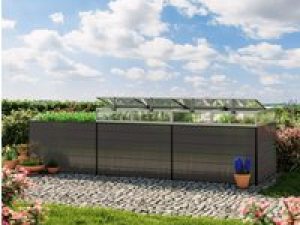 Hochbeet – Alu  Länge 351 cm, drei Breiten, MADE IN AUSTRIA, wartungsfrei, 4 Farben, Hochbeet Bausatz, Hochbeet Metall, Hochbeet Aluminium