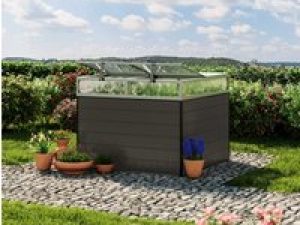 Hochbeet – Alu  119x119x77 cm, Top Qualität – wartungsfrei, 4 Farben, Hochbeet Metall (Alu)