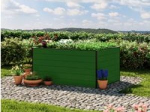 Hochbeet – Alu  150x119x77 cm, MADE IN AUSTRIA, wartungsfrei, 4 Farben, mit Frühbeet erh., Hochbeet Bausatz, Hochbeet Metall, Hochbeet Aluminium