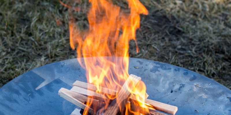 Feuerschale aus Edelstahl