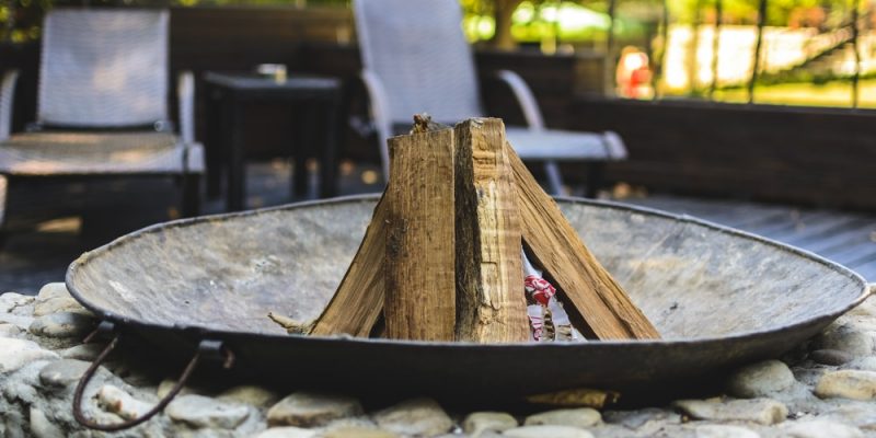 Feuerstelle im Garten