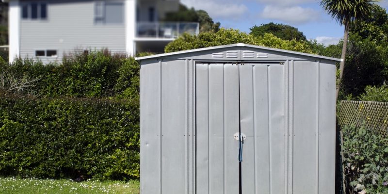 Gartengerätehäuser aus Metall