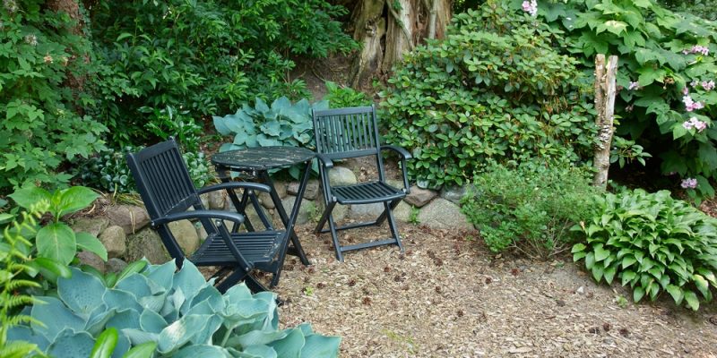 Gartenstuhl aus Kunststoff