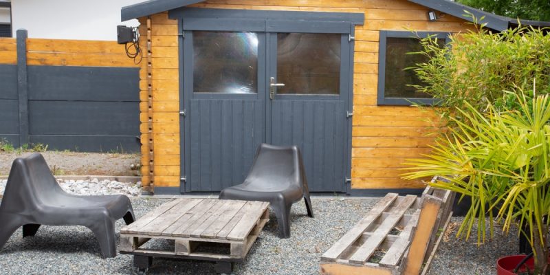 Geräteschuppen aus Holz