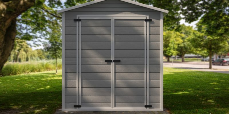 Geräteschuppen aus Kunststoff