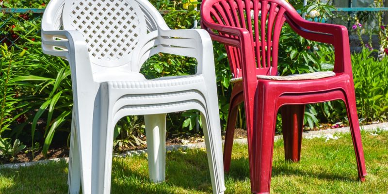 Stapelbare Gartenstühle