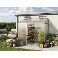 Anlehngewächshaus 229×148 cm, 10 mm, Gewächshaus, Anbaugewächshaus, tomatengewächshaus, tomatenhaus